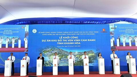Khánh Hòa: Khởi công Dự án Khu đô thị ven vịnh Cam Ranh