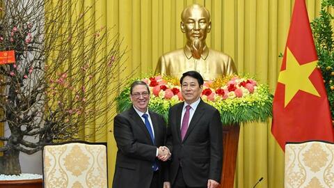 Chủ tịch nước Lương Cường tiếp Đặc phái viên Đảng, Nhà nước Cuba, Bộ trưởng Ngoại giao Cuba