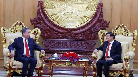 Tổng Bí thư Tô Lâm hội đàm với Tổng Bí thư, Chủ tịch nước Lào Thonglun Sisoulith