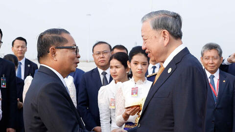 Tổng Bí thư Tô Lâm bắt đầu chuyến thăm Campuchia