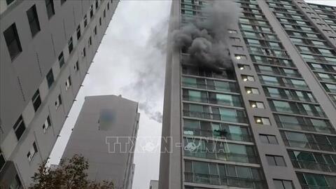 Hàn Quốc: Cháy chung cư ở Busan, 2 người thiệt mạng