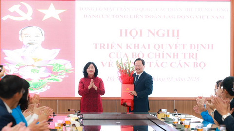 Ông Nguyễn Anh Tuấn làm Bí thư Đảng ủy Tổng Liên đoàn Lao động Việt Nam