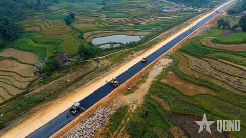 Thi công nước rút hoàn thành cao tốc Đồng Đăng - Trà Lĩnh