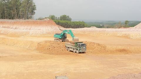 Công trường thủy điện Trị An mở rộng sôi động sau kỳ nghỉ Tết Nguyên đán