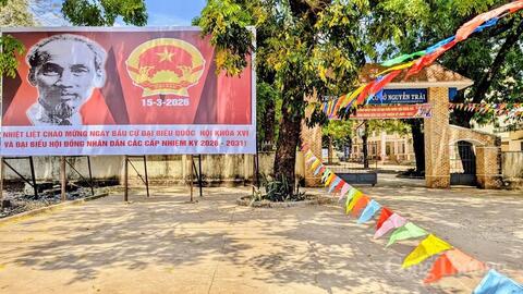 Gia Lai: Xã biên giới Ia Dom rộn ràng trước ngày hội bầu cử