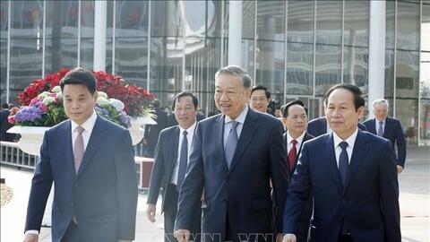 Tổng Bí thư Tô Lâm làm việc với Ban Chấp hành Đảng bộ TP Hải Phòng