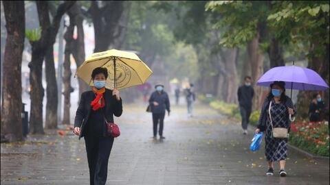 Thời tiết hôm nay (1-4): Không khí lạnh yếu gây mưa, Bắc Bộ trời chuyển mát