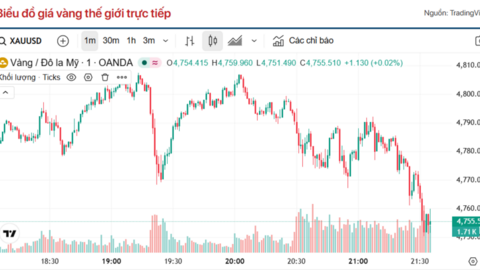 Giá vàng hôm nay (9/4): Đạt đỉnh gần 3 tuần qua
