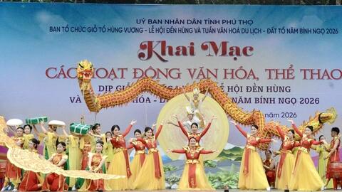 Hấp dẫn các hoạt động văn hóa, thể thao dịp Giỗ Tổ Hùng Vương