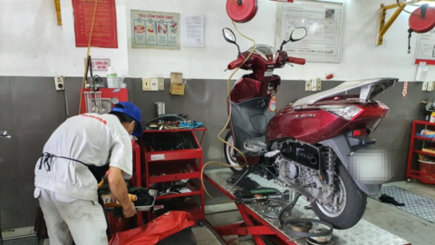 Lào Cai chuẩn bị áp dụng kiểm định khí thải xe mô tô, xe gắn máy