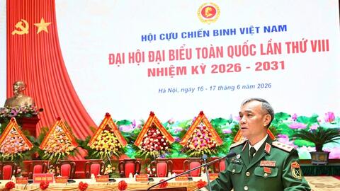 Khai mạc phiên thứ nhất Đại hội đại biểu toàn quốc Hội Cựu chiến binh Việt Nam lần thứ VIII