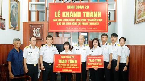 Binh đoàn 20: Trao mái ấm, lan tỏa nghĩa tình người lao động