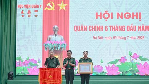 Học viện Quân y tổ chức hội nghị quân chính 6 tháng đầu năm 2026