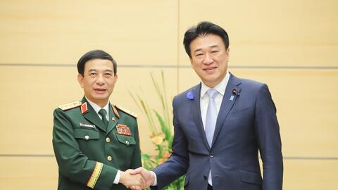 Đại tướng Phan Văn Giang hội kiến Chánh Văn phòng Nội các Nhật Bản