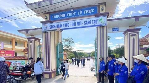 Quảng Trị: Khởi tố 2 giáo viên liên quan vụ tiêu cực tại điểm thi THPT Lê Trực