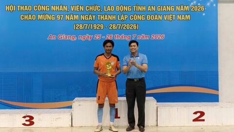 Trao 175 huy chương tại Hội thao Công nhân, viên chức, lao động tỉnh An Giang