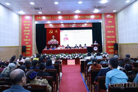 Hà Nội: Phường Long Biên tổ chức tiếp xúc cử tri với người ứng cử đại biểu HĐND