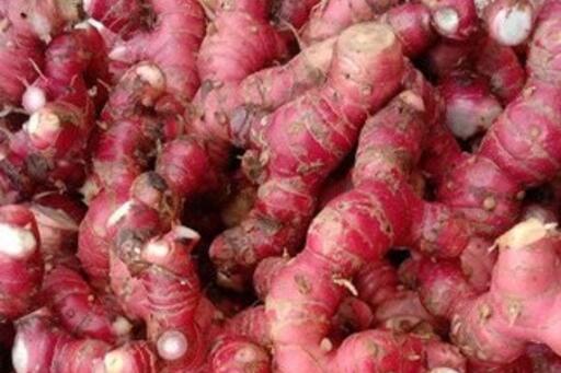 Người lao động có thể dùng củ riềng để chữa đầy bụng trong dịp Tết