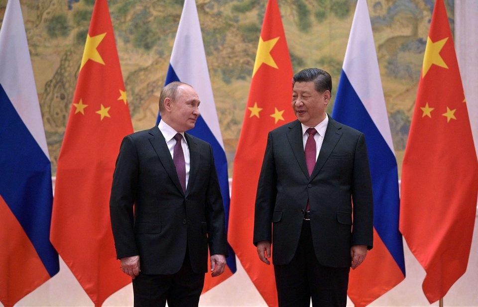 Tổng thống Vladimir V. Putin với nhà lãnh đạo Trung Quốc Tập Cận Bình. Ảnh: Sputnik.