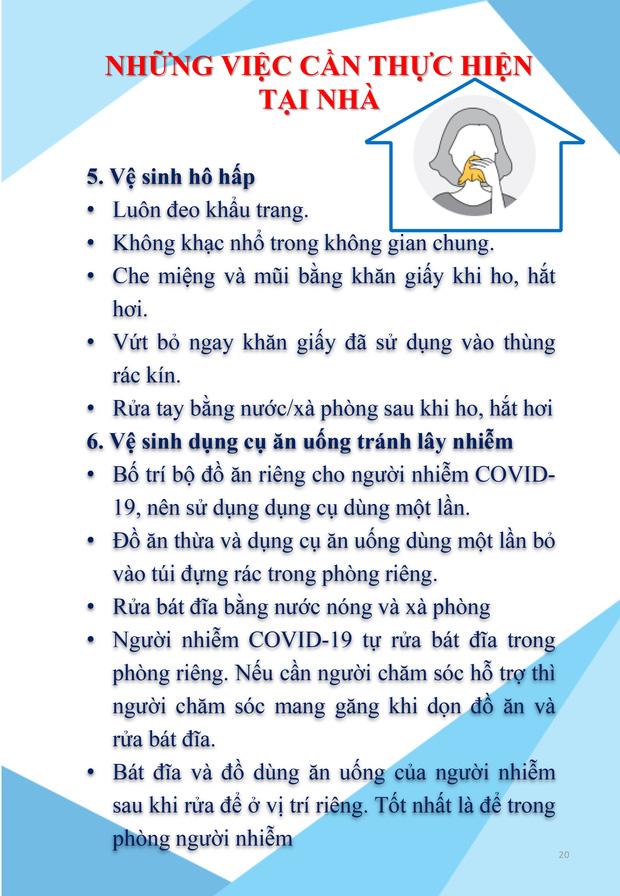 10 lời khuyên F0 điều trị tại nhà và người thân sống cùng cần ghi nhớ ngay để tránh lây nhiễm chéo! - Ảnh 4.