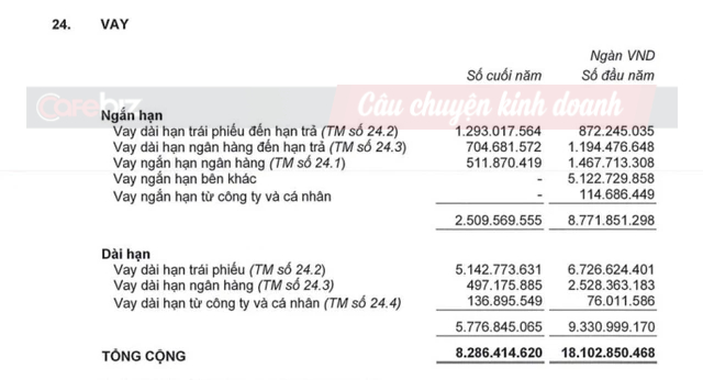 Báo cáo tài chính sau kiểm toán: Ngoài lỗ luỹ kế hơn 4.000 tỷ đồng, Hoàng Anh Gia Lai chậm trả Ngân hàng tới 2.000 tỷ đồng. - Ảnh 1.