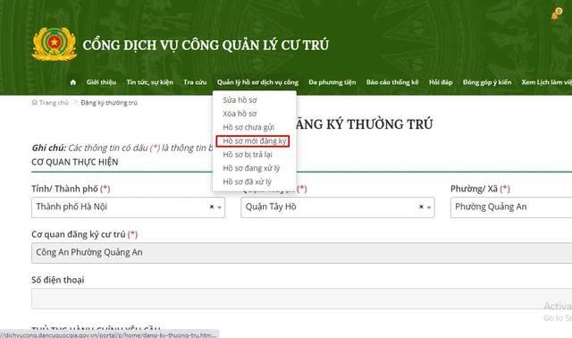 Cách đăng ký thường trú online tại nhà - Ảnh 4.