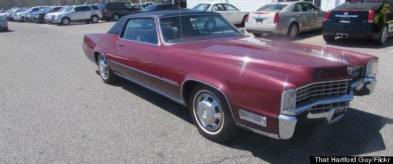 Chiếc Maroon Cadillac mà Bryant sử dụng để tẩu thoát. Ảnh: Flickr