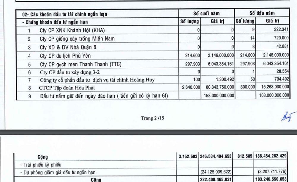 Đừng buồn vì “thua” chứng khoán, nhiều DN lấy tiền nhàn rỗi đầu tư cổ phiếu thậm chí đang lỗ cả trăm tỷ đồng - Ảnh 4.