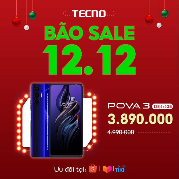 Tecno sale sập sàn trong ngày 12 tháng 12 - Ảnh 1.