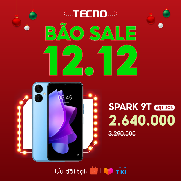 Tecno sale sập sàn trong ngày 12 tháng 12 - Ảnh 2.