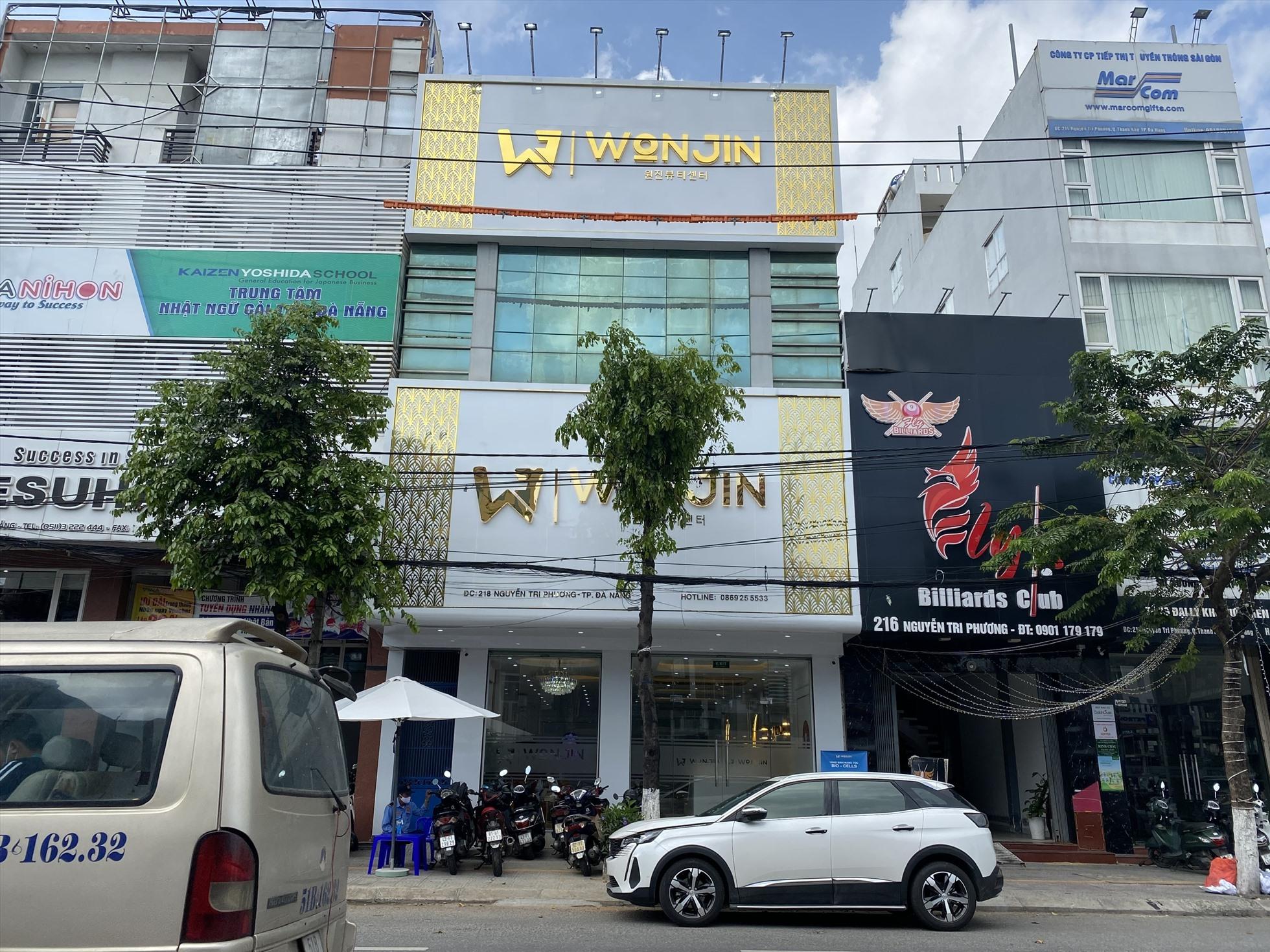 Viện thẩm mỹ Wonjin tại Đà Nẵng chưa có giấy phép đã hoạt động, đón khách, thu tiền