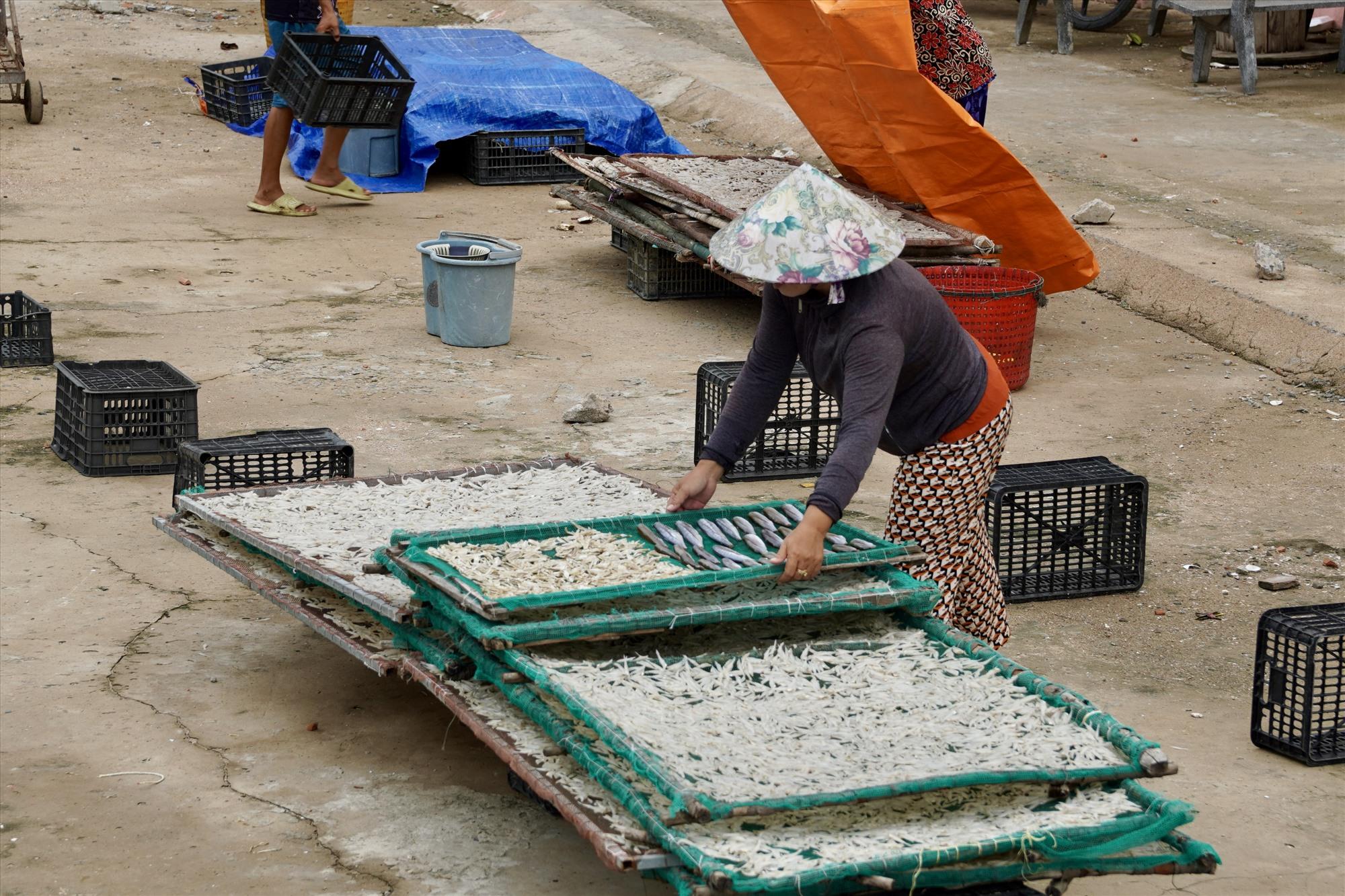 Người dân trên xã đảo chủ yếu sinh sống bằng các công việc như đánh bắt hải sản, nuôi tôm cá, làm muối...