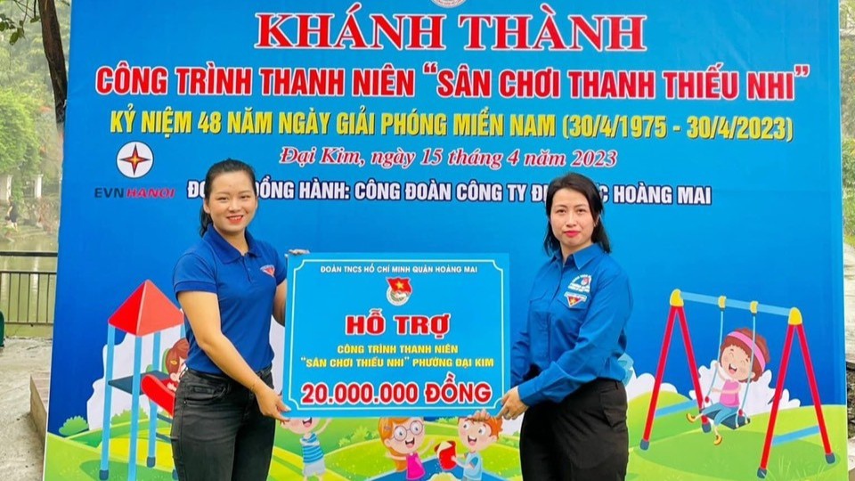 Tuổi trẻ Hoàng Mai tiếp bước truyền thống, cống hiến sức trẻ