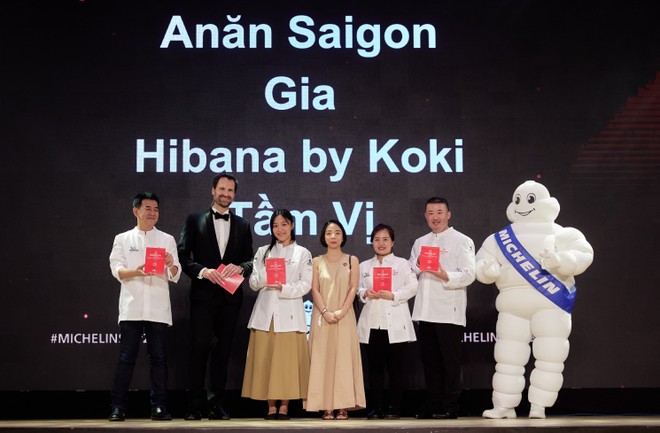 Các nhà hàng được gắn sao Michelin trong lần đầu công bố tại Hà Nội, 2023