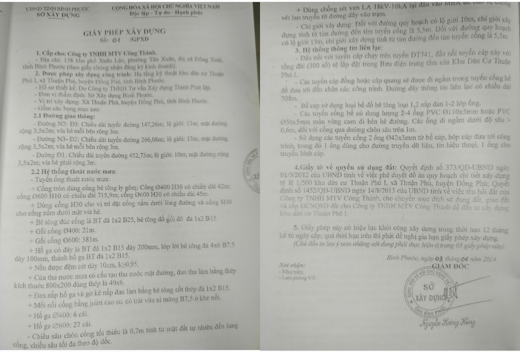 Giấy phép thi công số 01 đã “bật đèn xanh” cho việc bóp nhỏ thiết kế