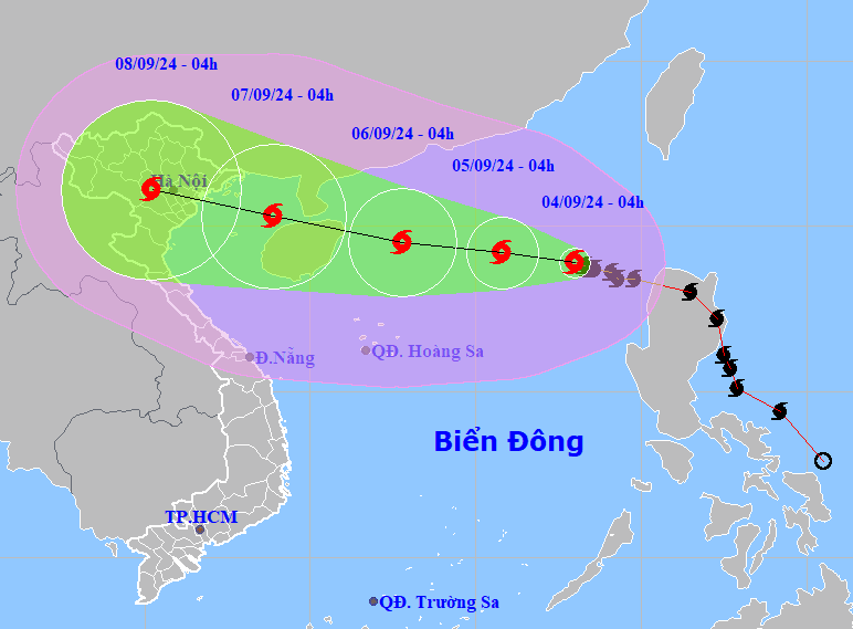 Hà Nội chủ động ứng phó với diễn biến của bão số 3 YAGI