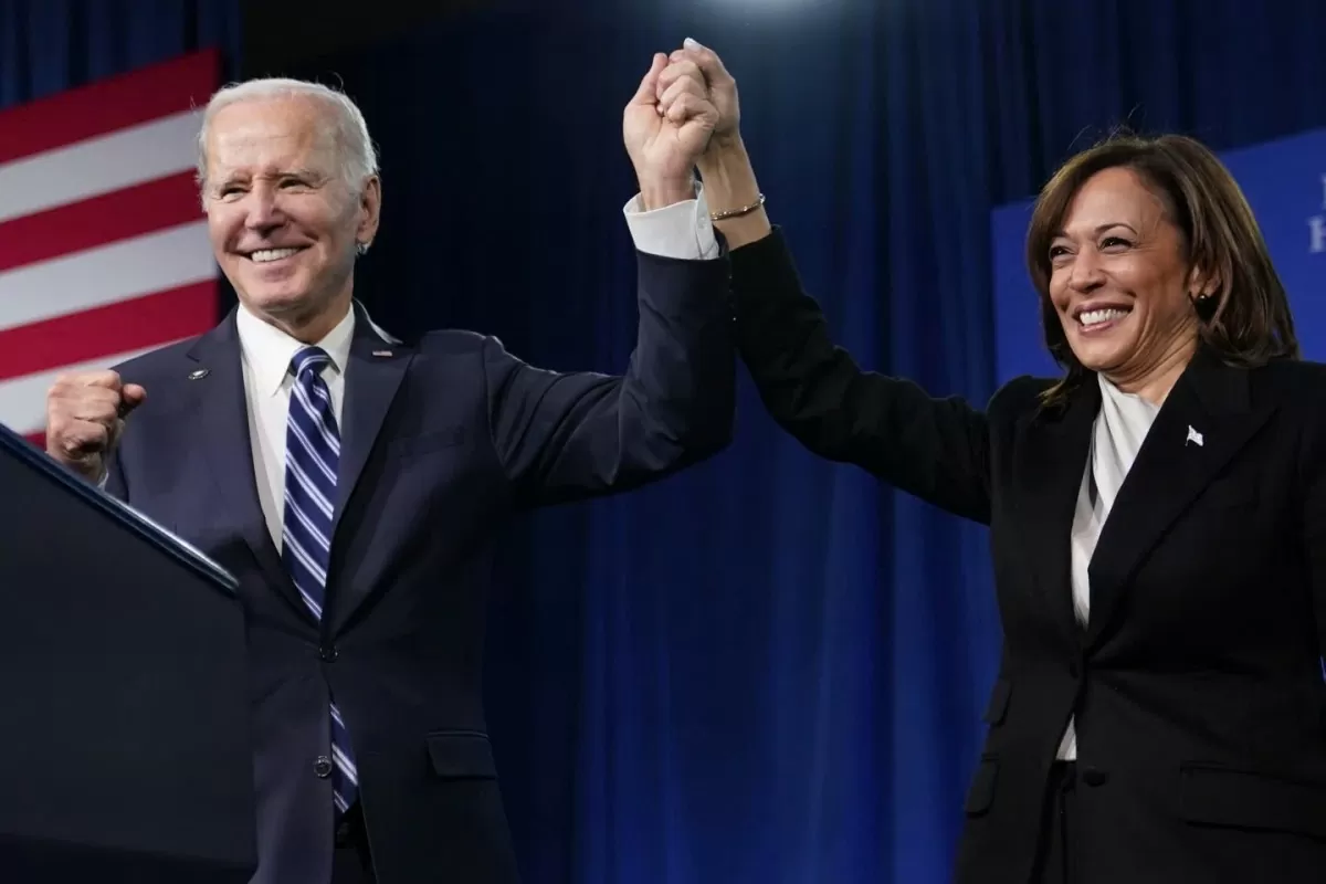 Tổng thống Joe Biden và Phó Tổng thống Kamala Harris. Ảnh: AP