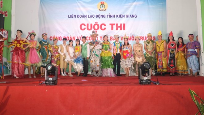 Sôi nổi hội thi Công đoàn với công tác bảo vệ môi trường