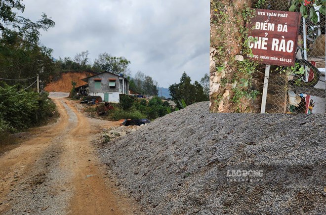 Thiếu thủ tục, mỏ đá vùng biên vẫn ồ ạt khai thác