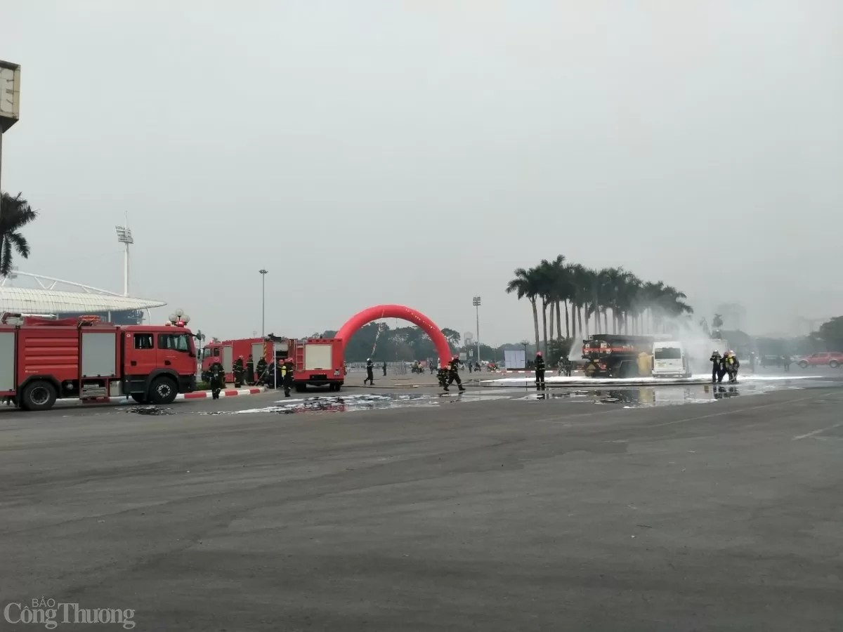 Diễn tập ứng phó sự cố hóa chất độc Thành phố Hà Nội năm 2024 Diễn tập ứng phó sự cố hóa chất độc Thành phố Hà Nội năm 2024