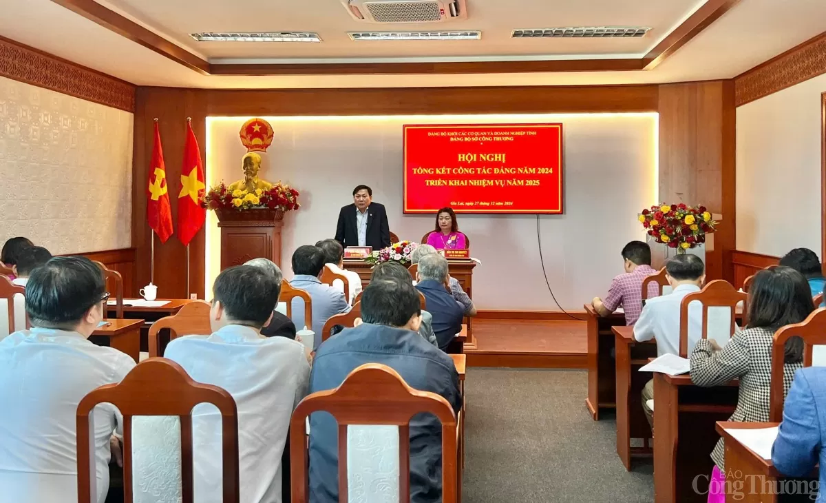 Đảng bộ Sở Công thương Gia Lai triển khai nhiệm vụ công tác năm 2025 Sở Công Thương Gia Lai tổ chức hội nghị tổng kết Đảng