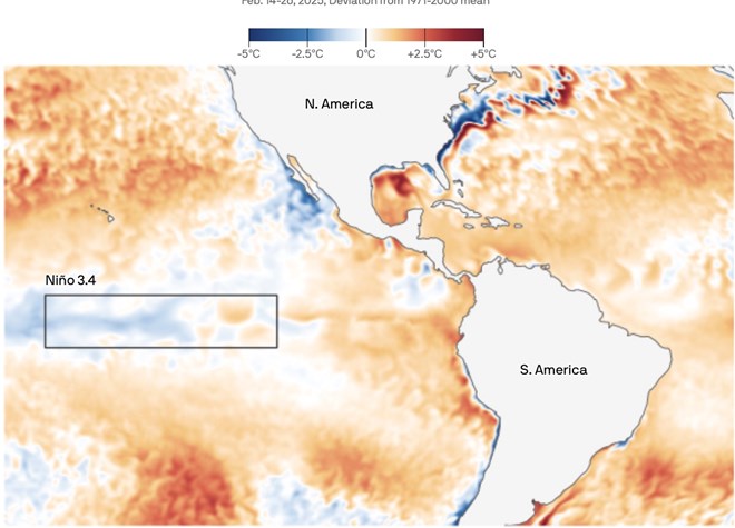 El Nino cục bộ bất ngờ xuất hiện