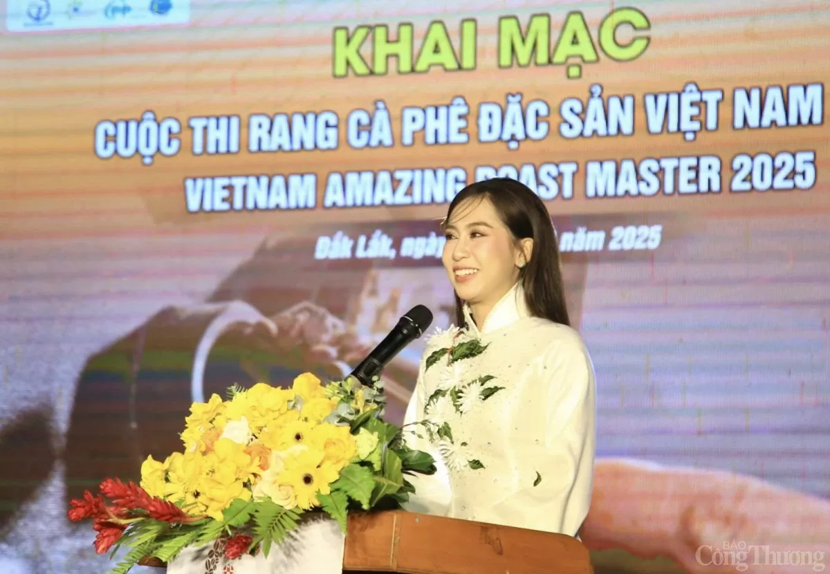 Khai mạc Cuộc thi Rang cà phê đặc sản Việt Nam 2025 Khai mạc Cuộc thi Rang cà phê đặc sản Việt Nam 2025