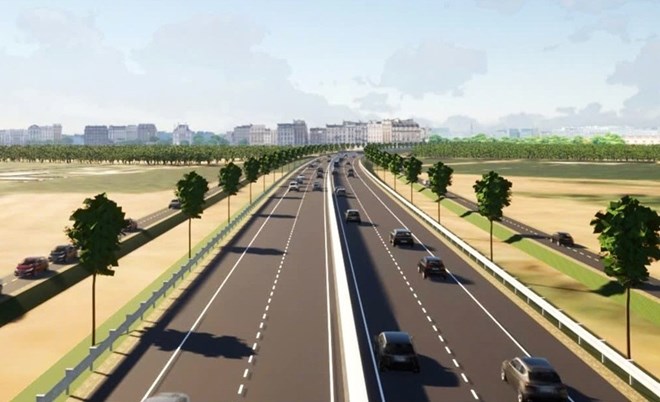 Giai đoạn 1, Vành đai 4 TPHCM sẽ giải phóng mặt bằng theo quy hoạch 8 làn, xây tuyến chính cao tốc 4 làn, 2 làn khẩn cấp, cùng đường gom và đường song hành hai bên.