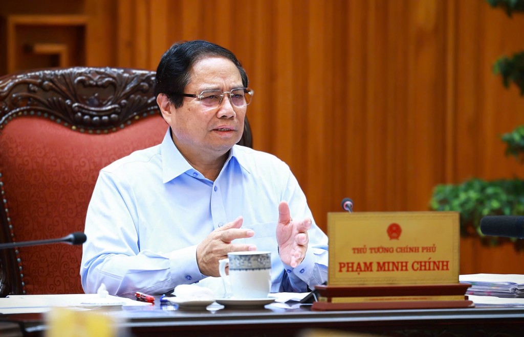 Thủ tướng Phạm Minh Chính: Chuẩn bị tốt các nội dung để đàm phán với Hoa Kỳ - Ảnh: VGP/Nhật Bắc