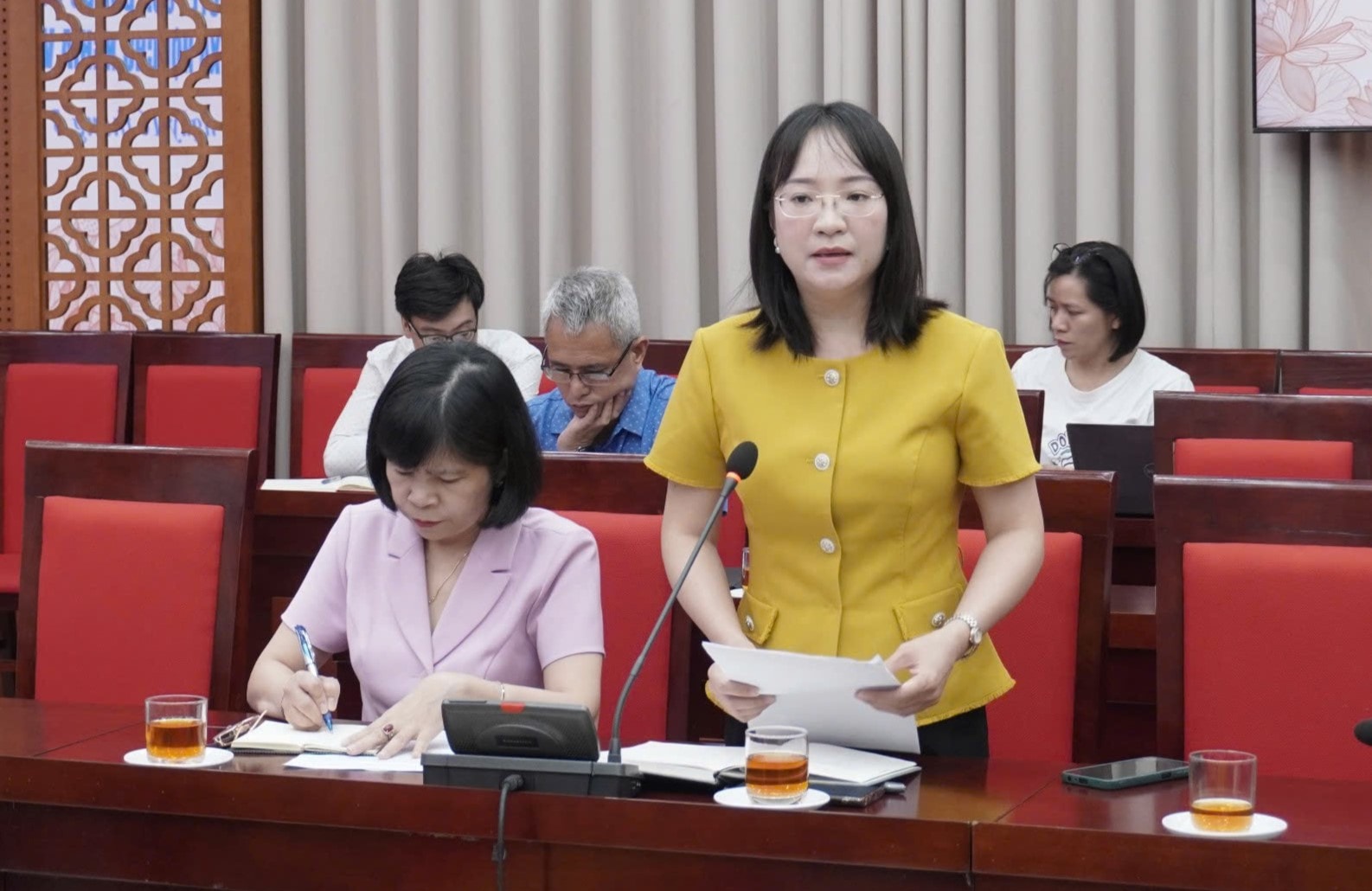 Chủ tịch Ủy MTTQ Việt Nam quận Hai Bà Trưng Nguyễn Xuân Diệp. Ảnh: MTTQ