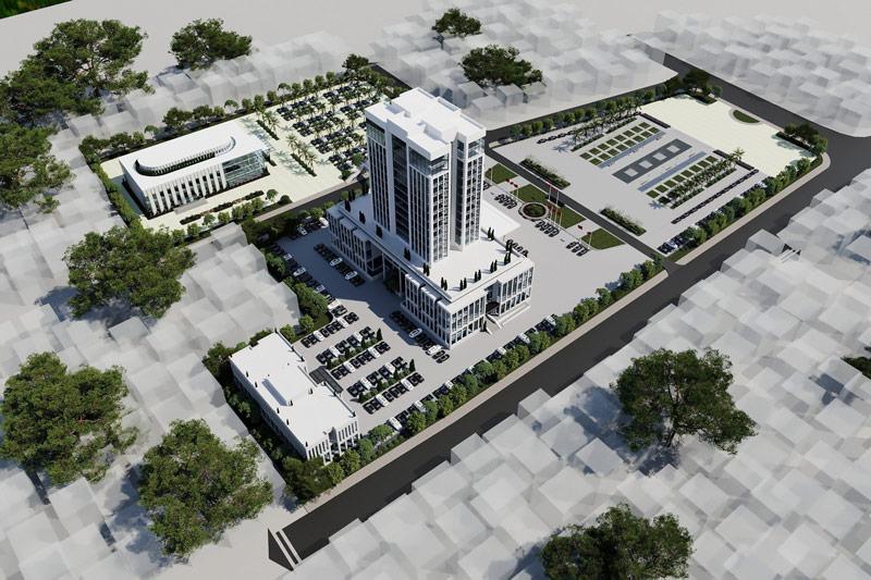 Phối cảnh công trình khi hoàn thiện. Ảnh: Đinh Đại