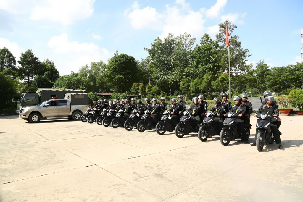 Công an TP.HCM tăng cường tuần tra khu vực Bình Dương cũ Công an TP.HCM tăng cường tuần tra khu vực Bình Dương cũ