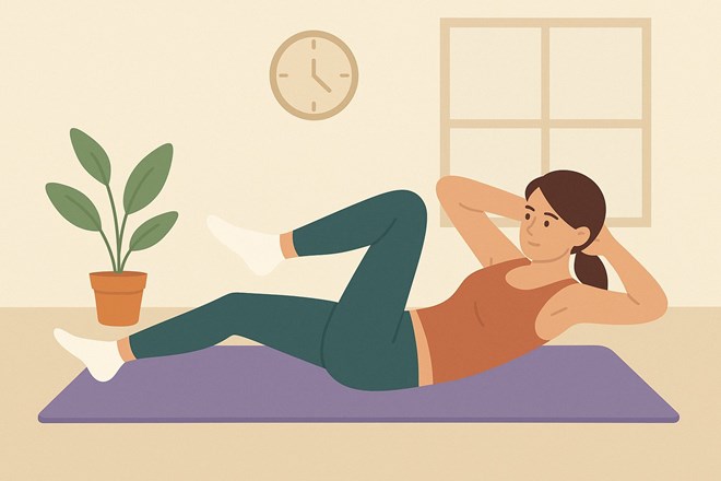 3 bài tập bụng giúp giảm cân nhanh chóng không cần đến phòng gym