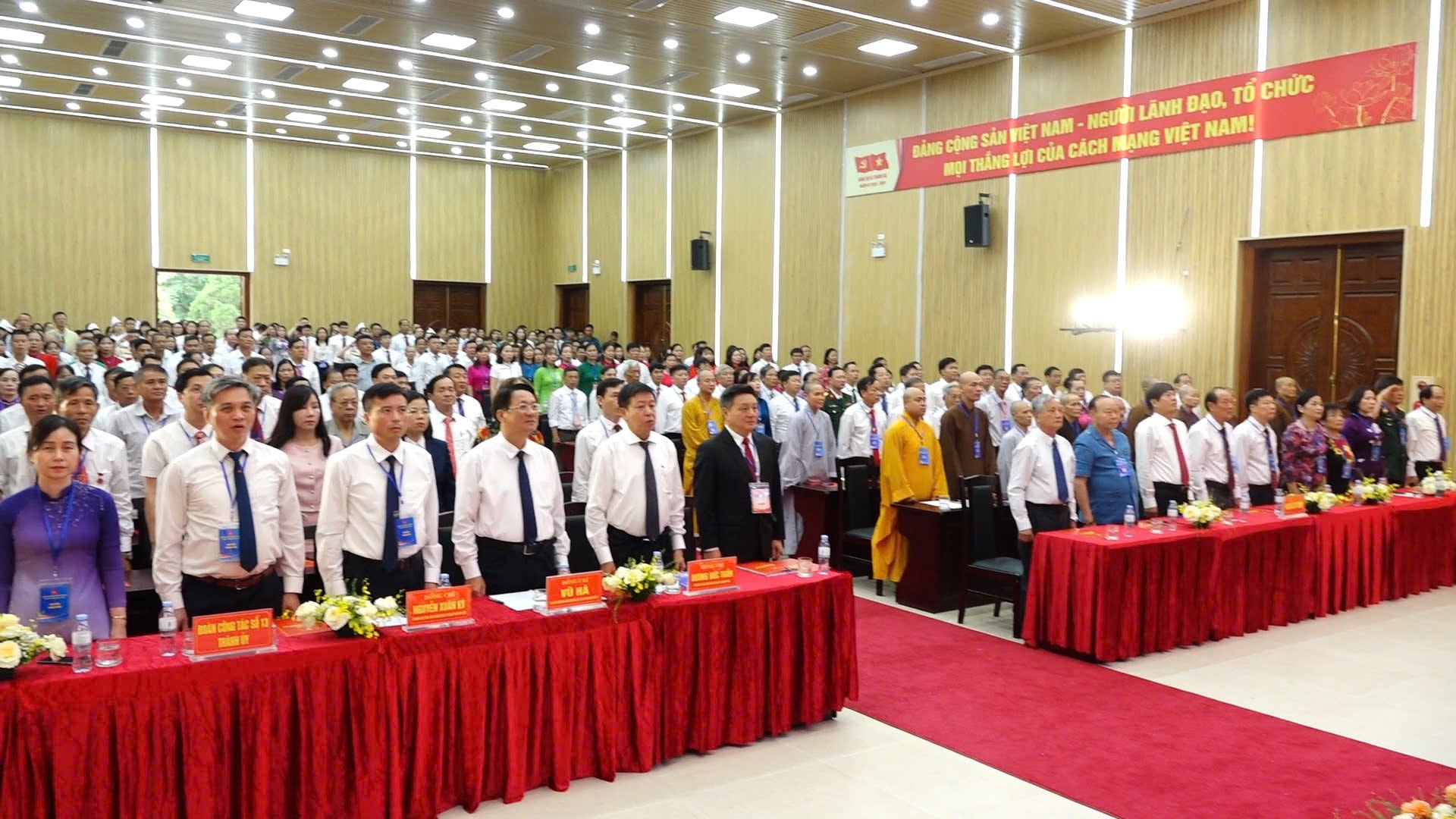 Ủy viên Ban Thường vụ Thành ủy, Phó Chủ tịch UBND thành phố Hà Nội Dương Đức Tuấn dự và phát biểu chỉ đạo Đại hội. Ảnh: Thành Đạt